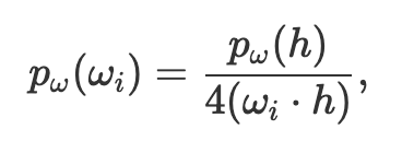 PDF calculation for h step 2